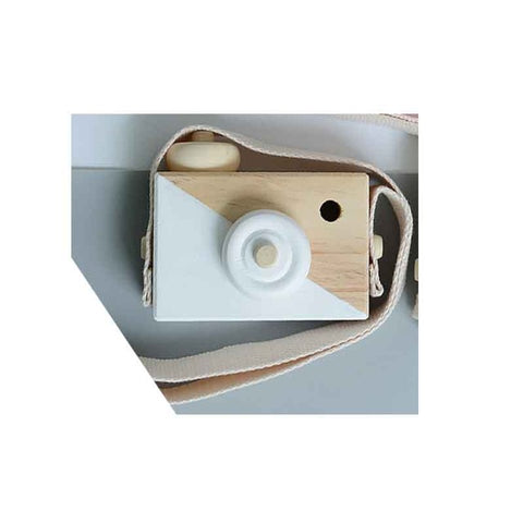 2019 Cute Nordic Hanging Wooden Camera Toys Kids Toys Gift 9.5X6X3cm Room Decor Furnishing Articles Christmas Gift  Wooden Toy